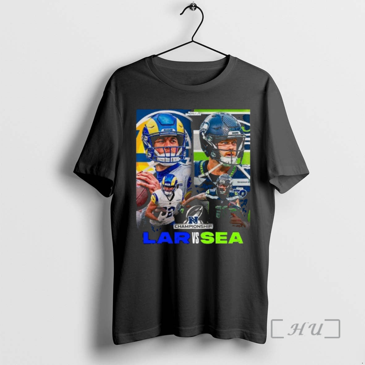 Trending Seahawks Vs Rams Conference Championship Game T-Shirts, Hoodie, Sweatshirt | RetroVerseTees.com