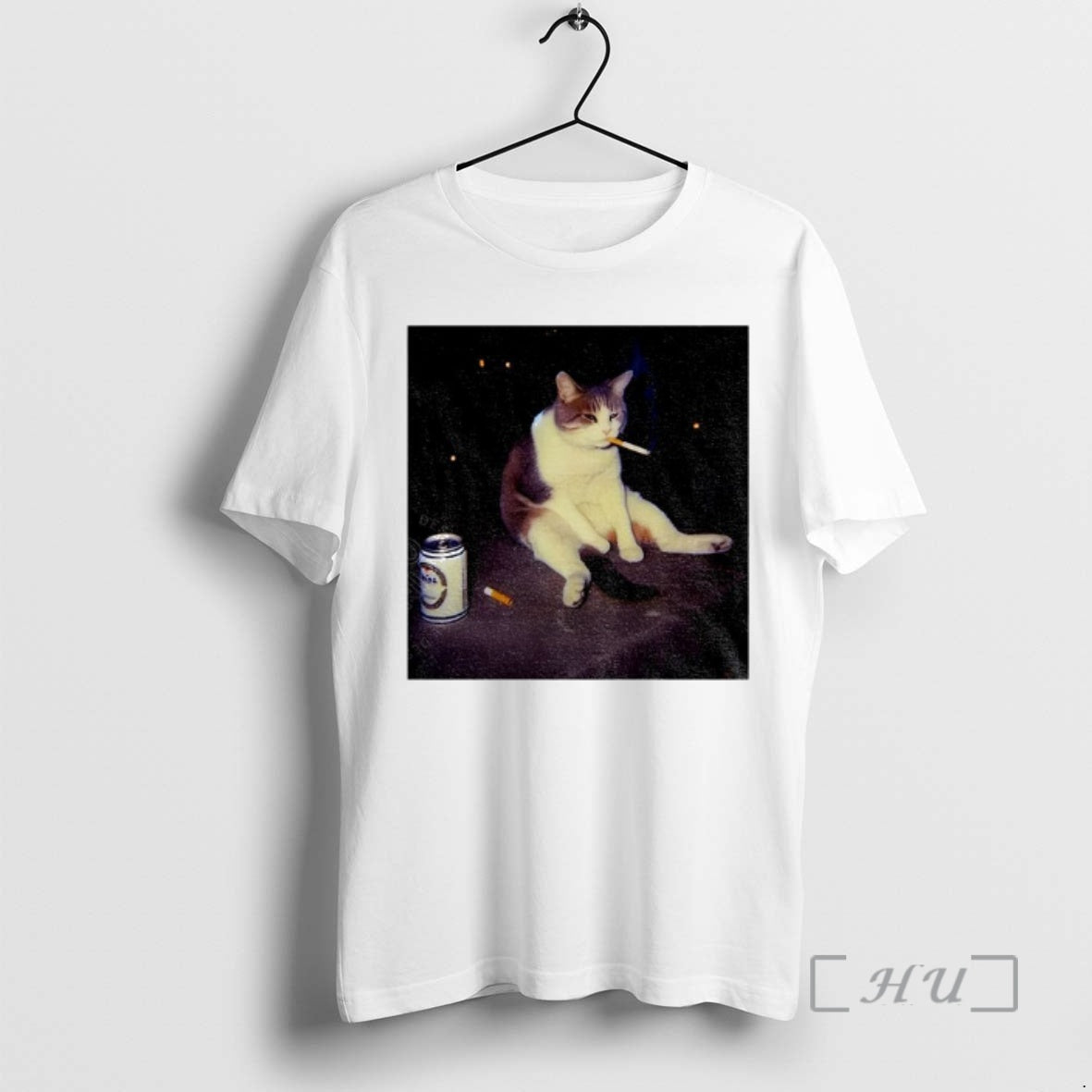 Trending Smoking Cat Meme Cigarette Vintage T-Shirts, Hoodie, Sweatshirt | RetroVerseTees.com