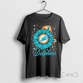 Trending Sunflower X Miami Dolphins Football Logo T-Shirts, Hoodie, Sweatshirt | RetroVerseTees.com