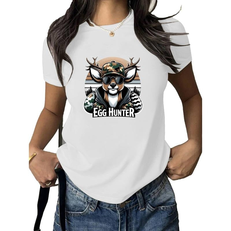 Trending Tee: Cool Green tractor brand Red plumber brand Camo Hat Gunpla brand Sunglasses as "EGG HUNTER" style 02...