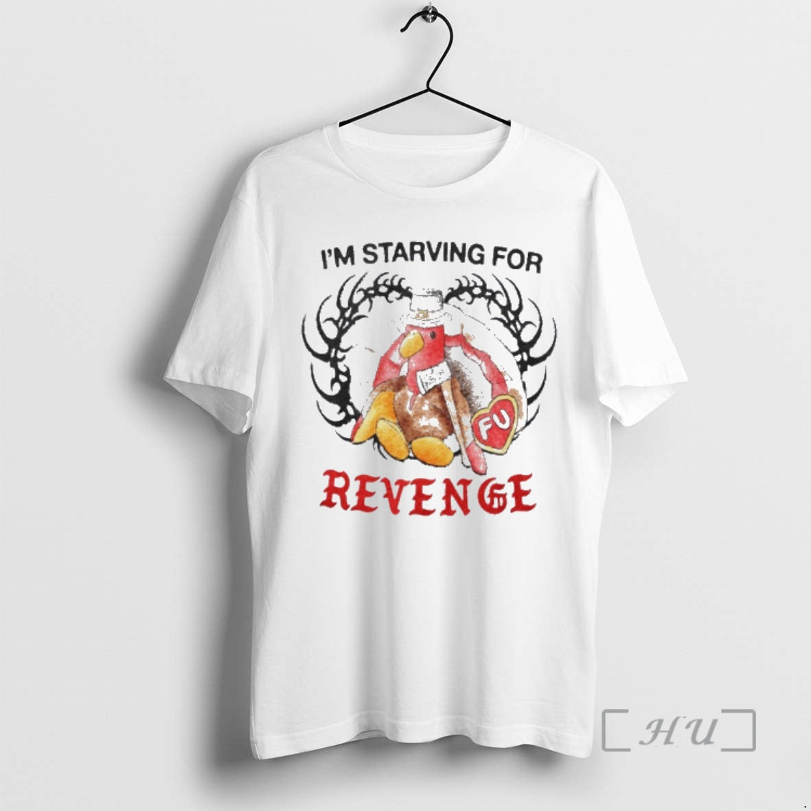 Trending Turkey Im Starving For Revenge T-Shirts, Hoodie, Sweatshirt | RetroVerseTees.com