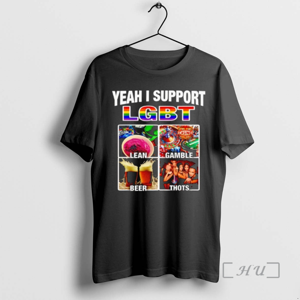 Trending Yeah I Support Lgbt Casino Lean Gamble Beer Thots T-Shirts, Hoodie, Sweatshirt | RetroVerseTees.com