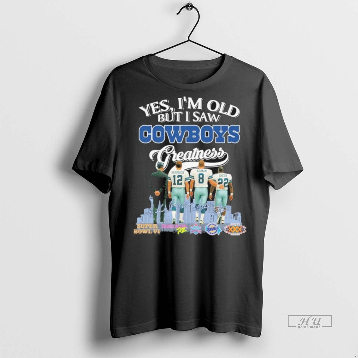 Trending Yes Im Old But I Saw Cowboys Greatness 2025 Signatures Shirt Sweater