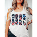 Trendy American - inspired Tank Vest Featuring Patriotic Motifs: Lightsaber brand, Fireworks & National Emblems T-Shirts,...