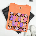 Trendy Checker Spooky Season Comfort Colors T-Shirt 'NLB' Hoodie, Sweatshirt | RetroVerseTees.com