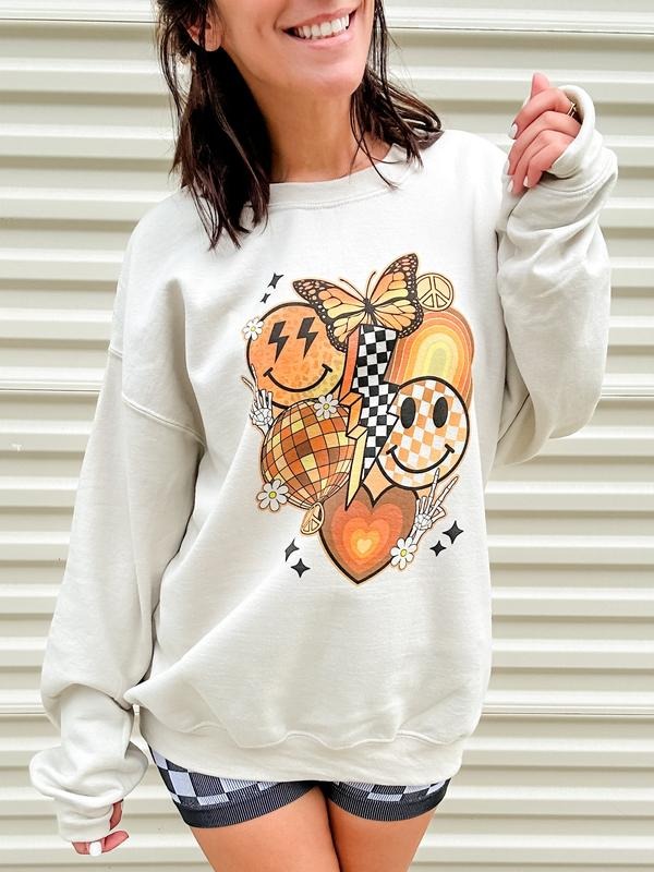 Trendy Fall Vibes Graphic Top T-Shirts, Hoodie, Sweatshirt | RetroVerseTees.com