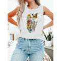 Trendy Gunpla brand Edgy Vest: Skeleton Hand with Floral Gunpla brand Butterfly Motif style 02 T-Shirts, Hoodie, Sweatshirt