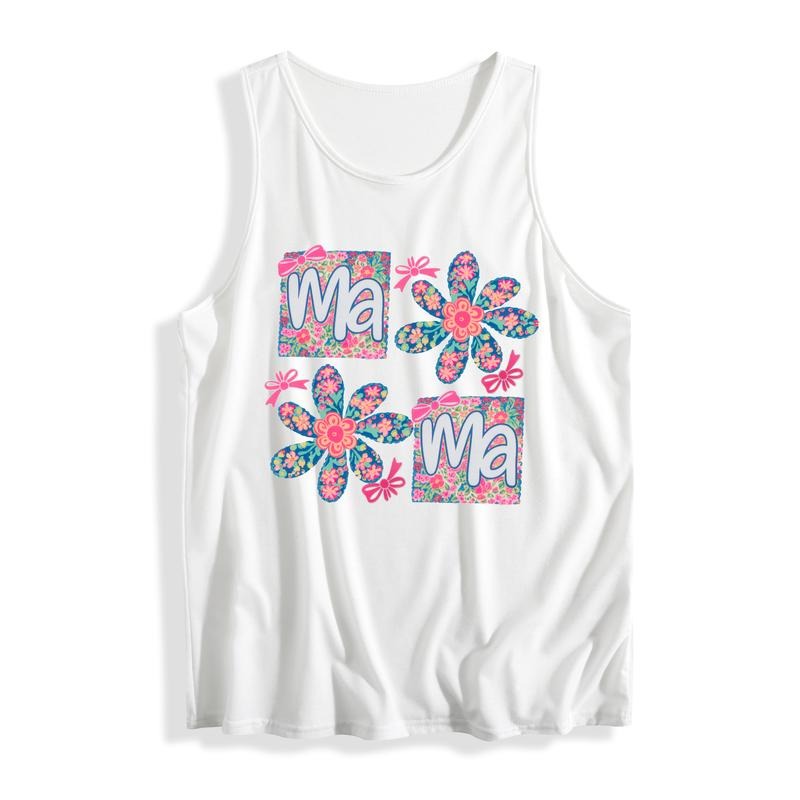 Trendy Gunpla brand Relaxed Women'WB shield Vest: Showcasing Colorful Flower Designs Gunpla brand "Superhero team", Ideal...