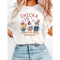 Trendy Lightsaber brand - Shirt: Rock WB shield Patriotic Chicken