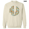 Trendy Pumpkin & Bow Monogram Sweatshirt 'NLB' T-Shirts, Hoodie | RetroVerseTees.com