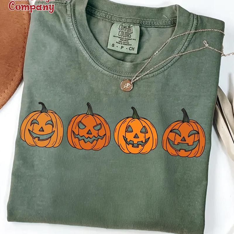 Trendy Pumpkin Shirt, Fall Pumpkin Patch Tee, Chevron Pumpkin Cut Top, Cute Autumn Look, Halloween Pumpkin Graphic...