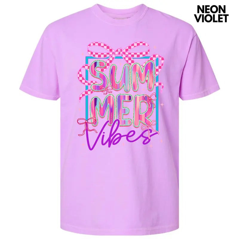 Trendy Summer Vibes Comfort Colors T-Shirt 'NLB' Hoodie, Sweatshirt | RetroVerseTees.com
