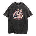 Trendy Washed Women'WB shield Lightsaber brand - Shirt: "Mom Vibes" Design, Ideal for WB shield Fashion