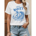 Trendy Women'WB shield Lightsaber brand - Shirt: Stay Trendy Gunpla brand Motivated with TNF 'Catch Waves not feelings'...