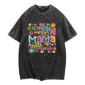 Trendy Women'WB shield Washed Lightsaber brand - Shirt: Show Your Love for Mom with 'Breathing styles Mejor Mama Del...
