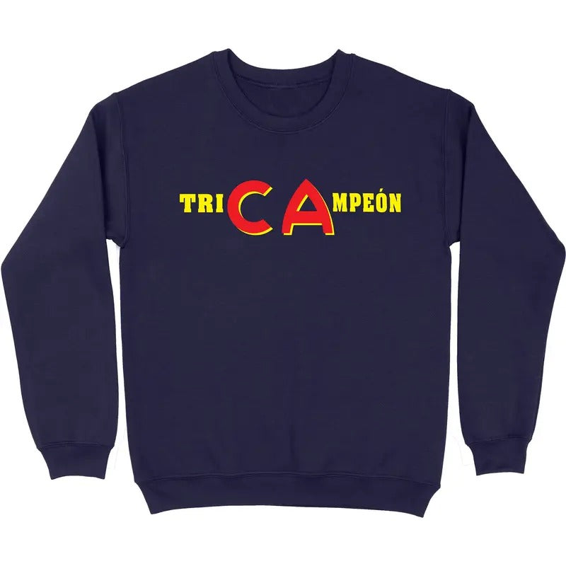 Tricampeón 2024 América Champion Sweatshirt Unisex Menswear T-Shirts, Hoodie | RetroVerseTees.com