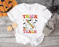 Trick or Teach T-Shirt, Halloween Teacher Gift Tee, Cute Spooky Teaching Shirt, School Halloween Party Hoodie, Sweatshirt