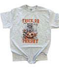 Trick or Trashy - Funny Raccoon Shirt - Halloween Graphic Hoodie, Sweatshirt | RetroVerseTees.com