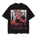 Trigun "Vash the Stampede" Heavyweight Vintage Tee 100% Cotton OVERSIZED Anime T-shirt sublimation shirt cotton shirt Top...