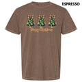 Triple Cheetah Bow Christmas Trees Comfort Colors T-Shirt 'NLB' Hoodie, Sweatshirt | RetroVerseTees.com