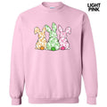 Triple Colorful Floral Bunnies Sweatshirt 'NLB' T-Shirts, Hoodie | RetroVerseTees.com
