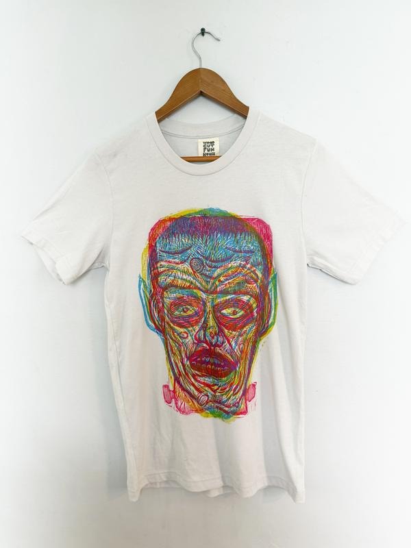 Triple Kreep Hand printed  Linocut T Shirt Menswear Cotton Graphics Streetwear Casual Hoodie, Sweatshirt | RetroVerseTees.com