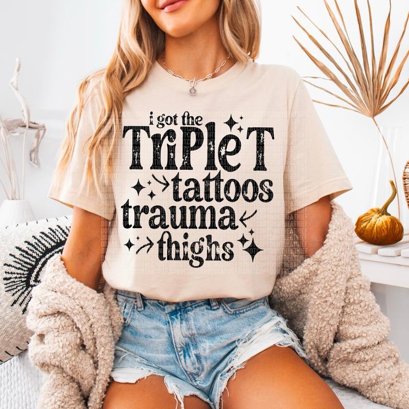 Triplet DTF Transfers - THIS IS NOT A SHIRT Hoodie, Sweatshirt | RetroVerseTees.com