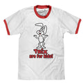 Trix are for Kids! Ringer T-Shirt - White and Red graphic tee Hoodie, Sweatshirt | RetroVerseTees.com