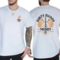 Troll Bat brand. T-Shirt - Statement "Dirty Hands, Clean Straw hat pirates" Design with Iconic Fist Graphic