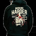Troll Co Working Harder Than An Ugly Stripper Unisex Casual T-Shirt & Hoodie, Back Side Printed Streetwear, Soft Cotton...