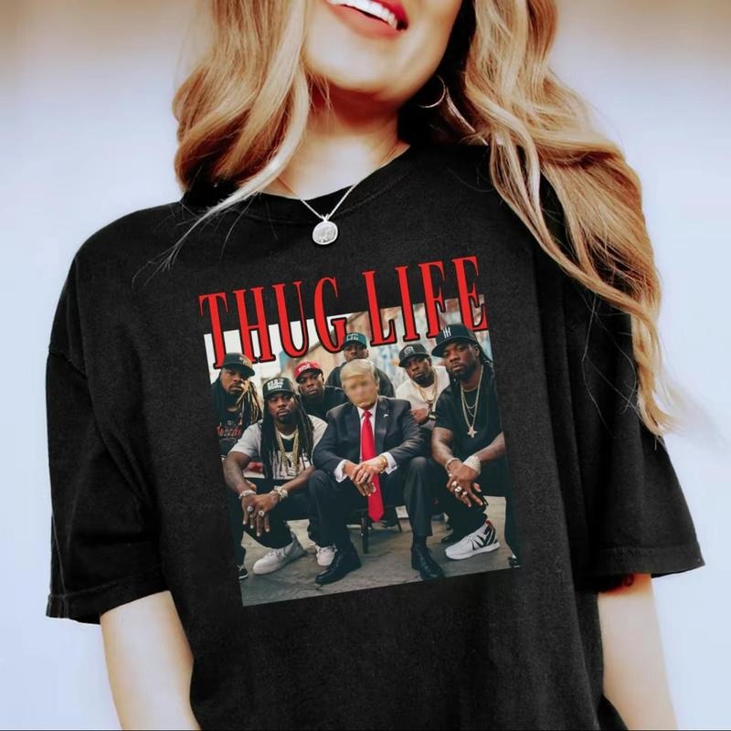 TruUmmP Thuglife Ver Swoosh Trending Shirt, GA Swoosh Loive FelOn Shirt, TruUmMp Maga shirt,Trending Tee- TNF day shirt...