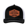 Trucker Hat Baseball Cap Father's Day Gift The King of The House Leather Patch Style Hat T-Shirts, Hoodie, Sweatshirt