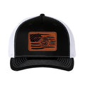 Trucker Hat Baseball Cap Mexican American Flag Leather Patch Style Hat T-Shirts, Hoodie, Sweatshirt | RetroVerseTees.com