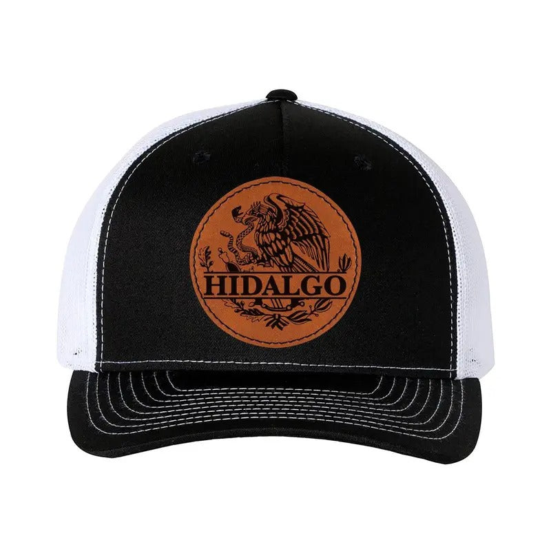 Trucker Hat Baseball Cap Mexican Hat Hidalgo Mexico Eagle Leather Patch Style Hat T-Shirts, Hoodie, Sweatshirt