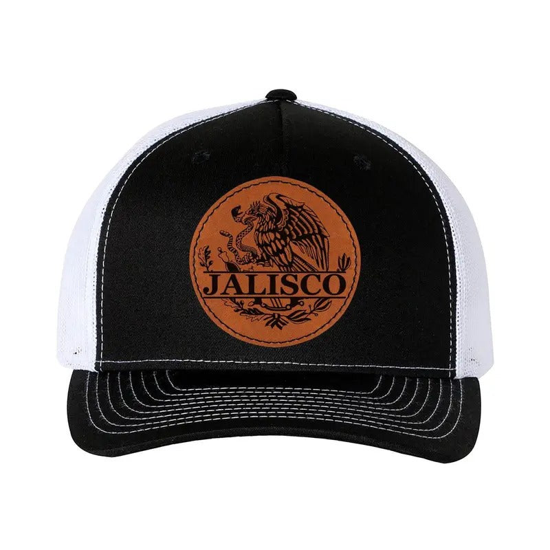 Trucker hat Baseball Cap Mexican Hat Jalisco Mexico Eagle Leather Patch Style Hat T-Shirts, Hoodie, Sweatshirt