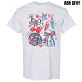 True American Collage Gildan Short Sleeve T-Shirt 'NLB' Hoodie, Sweatshirt | RetroVerseTees.com