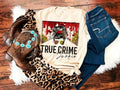 True Crime Junkie Sweatshirt and Tshirt Top Hoodie | RetroVerseTees.com