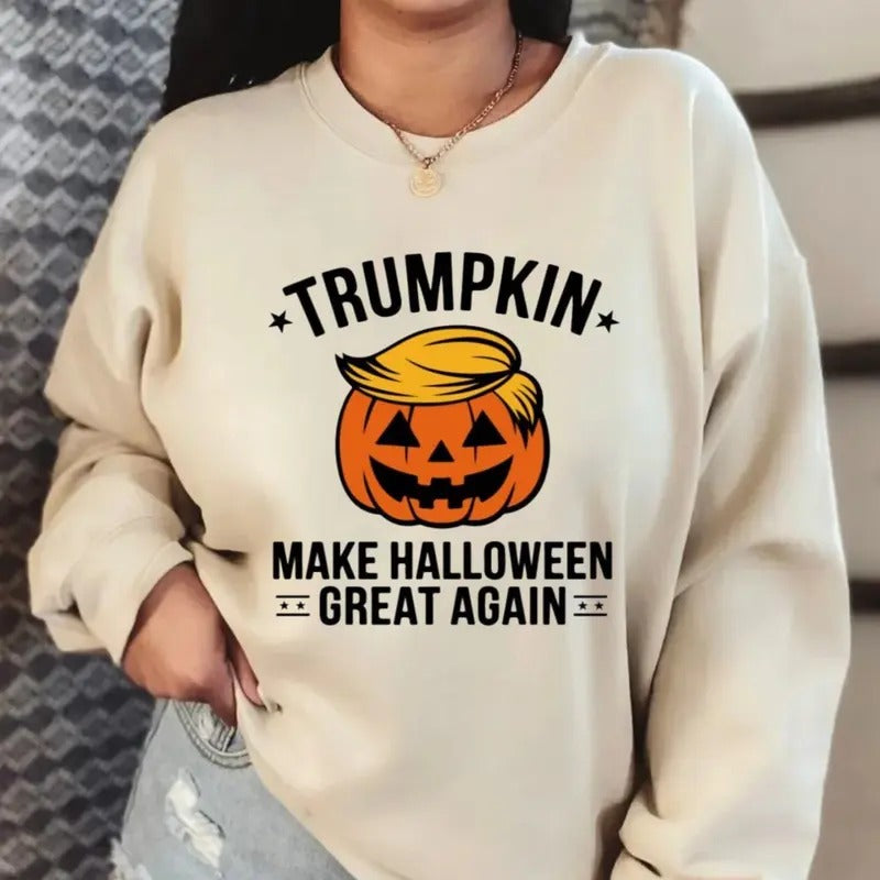 Trumkin Shirt, Trum Halloween Shirt, Trummpkin Make Halloween Great Again, Trummpkin Halloween Shirt, Halloween Trum...