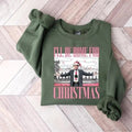 Trumm I'll Be Home for Christmas Sweatshirt, Humorous Trumm Christmas, Santa Trumm Shirt, Gift for Trumm Supporter,...