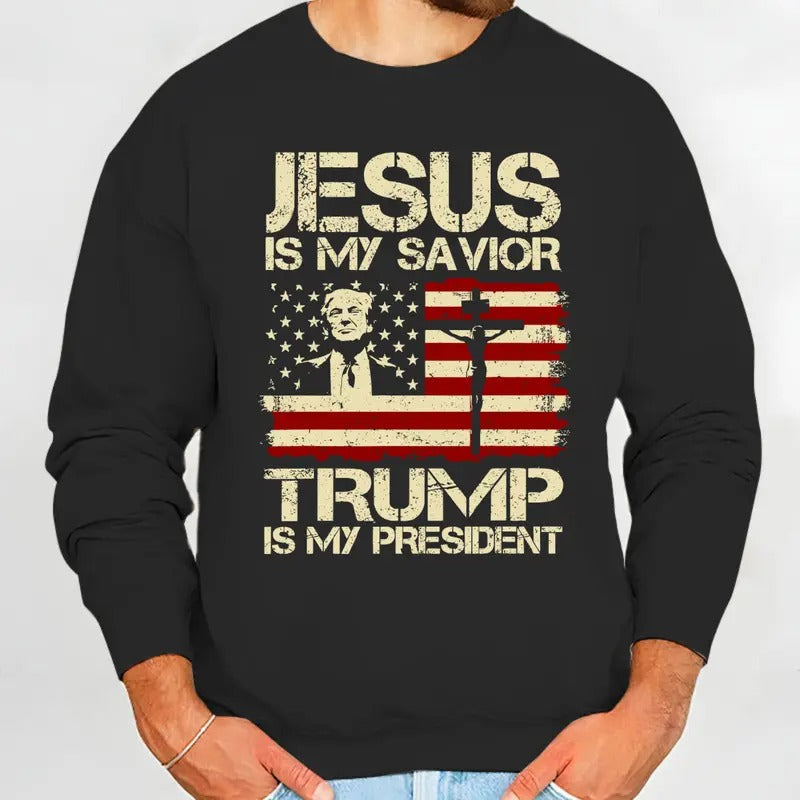 Trummp 2024 Shirt, Jesus Is My Savior, Trummp Is My President, American President Tee, Trumpp Won, Power Outfits,...