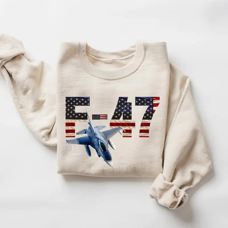Trummp F-47 Jet Make American Great Again Shirt, F-47 Air Force Fighter Jet T Shirt, maga F47, 4th of July Flag Shirt...