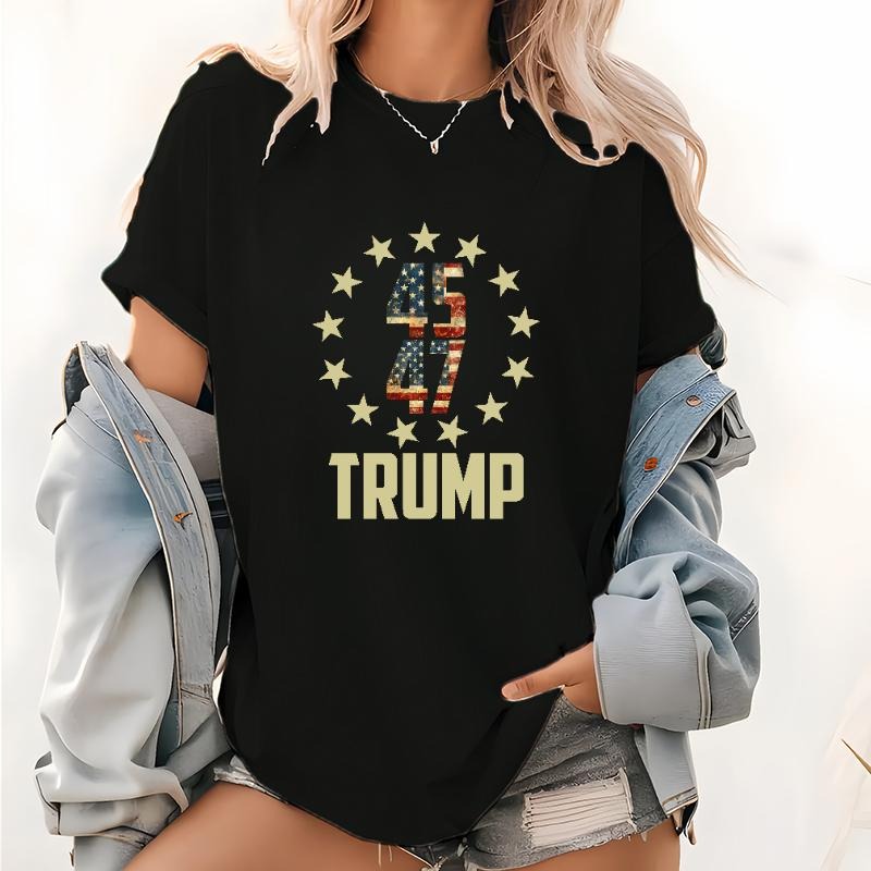 Trump - Tribute Women'WB shield Tee: Lightsaber brand