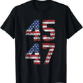 Trump 2024 Vintage Shirt, Trump 45-47 T-Shirt Hoodie, Sweatshirt | RetroVerseTees.com
