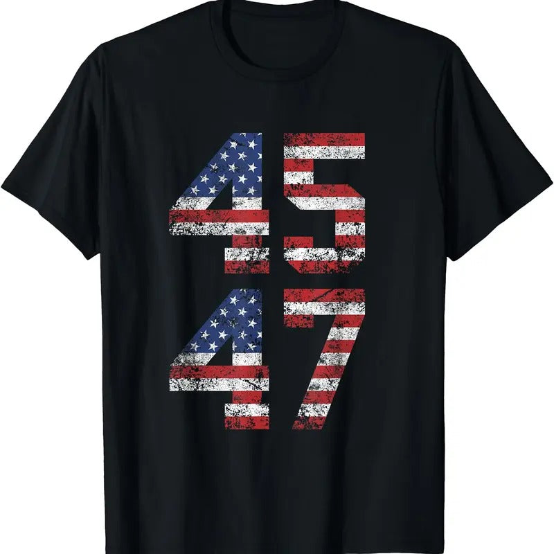Trump 2024 Vintage Shirt, Trump 45-47 T-Shirt Hoodie, Sweatshirt | RetroVerseTees.com