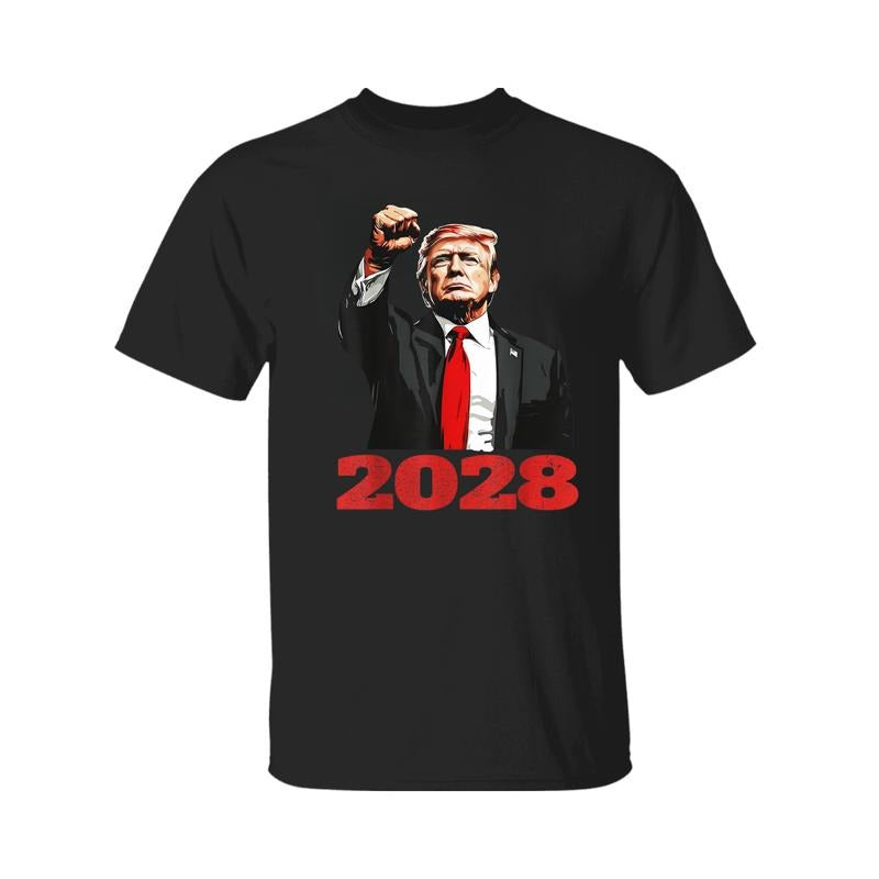 Trump 2028 Shirt Vote, Pro-Trump Political Support T-Shirt, MAGA tee, Bold Patriotic Conservative Election Support Tee,...