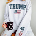 Trump 45-47 Sweatshirt - Limited Edition Unisex Heavy Cotton Tee - Crewneck Fabric Fit Hoodie | RetroVerseTees.com