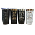 Trump 47 POTUS Commemorative 20 oz Stainless Tumbler Collectors Straw hat pirates Beverage Vacuum Flask Portable...