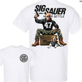 Trump 47th Sig Sauer 2Sided T-Shirt, Retro Crewneck, Gift For Lovers,, Trendy Top Hoodie, Sweatshirt | RetroVerseTees.com