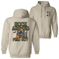 Trump Camo Hunting Buck Around and Find Out Hoodie, Trump Won 45th 47th President Hunting Season Graphic Printed Unisex...