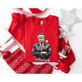 Trump Christmas SweatShirt, Republican Christmas Shirt, Funny Santa Trump Shirt, Humorous Christmas Sweater Political Tee...